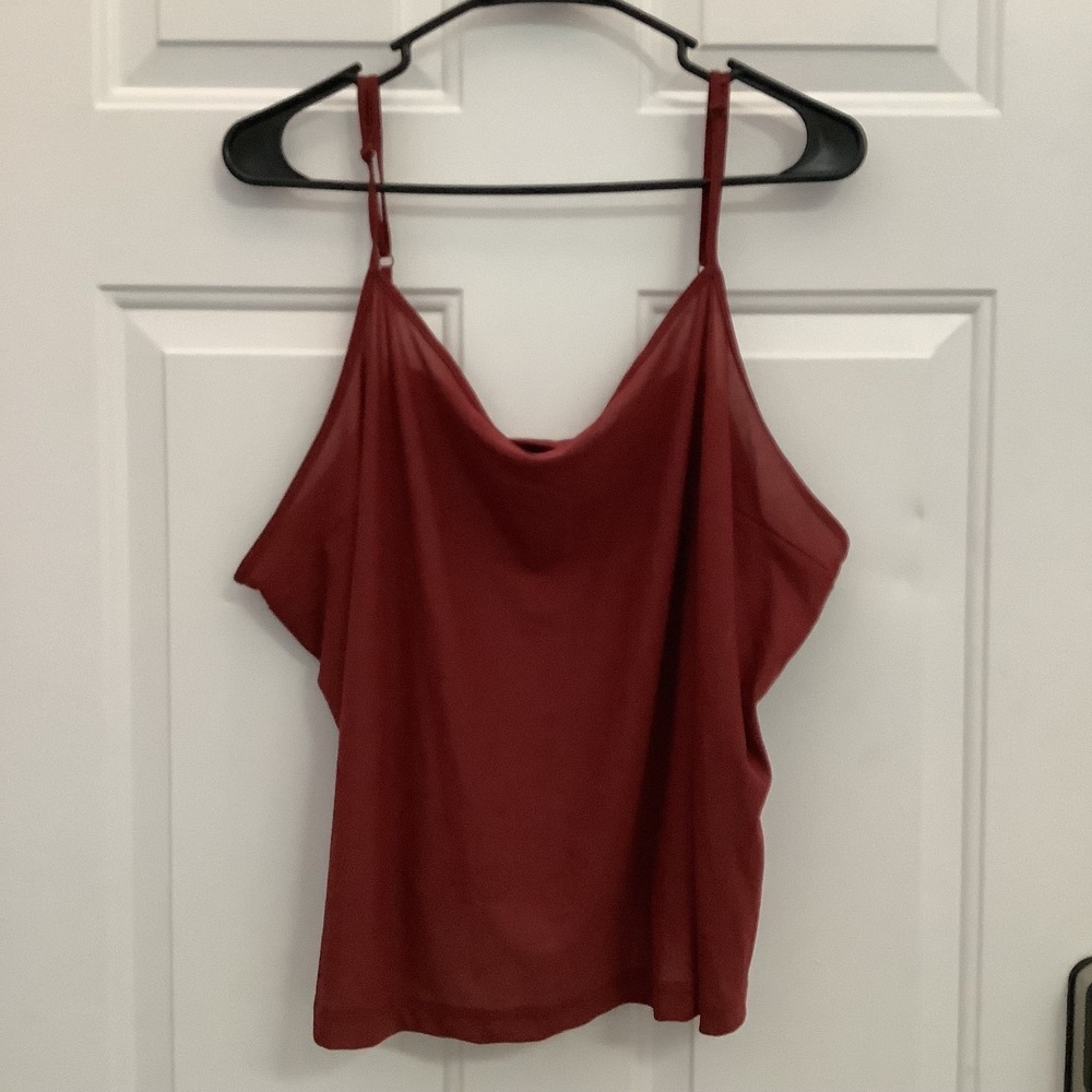 Apt. 9 Burgandy 2x Camisole Adjustable‎ Tank